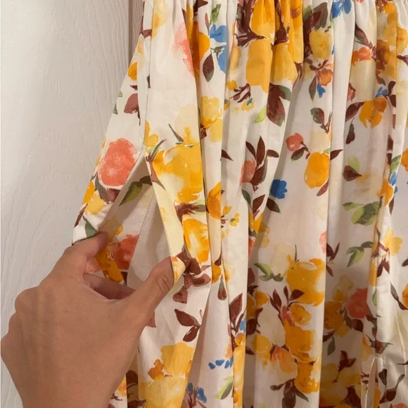 Abercrombie & Fitch Flutter Sleeve Midi Dress - Picture 9 of 12